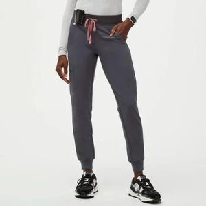 Figs Zamora Jogger HW Scrub Pants - Charcoal XL